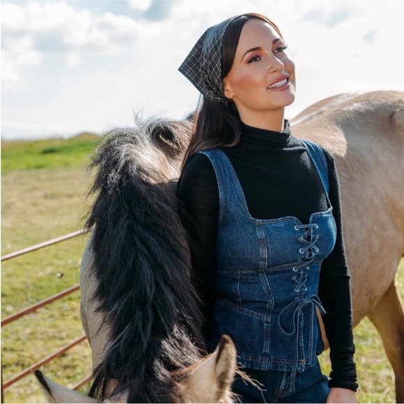Reformation Blue Denim Corset Top - Picture 3 of 8
